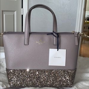 sparkle kate spade bag